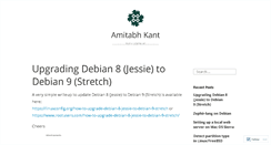 Desktop Screenshot of amitabhkant.com