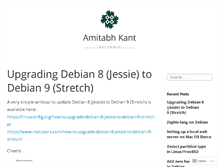 Tablet Screenshot of amitabhkant.com